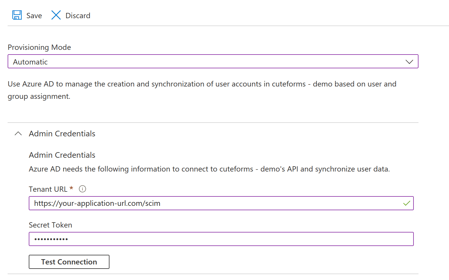 configure scim
