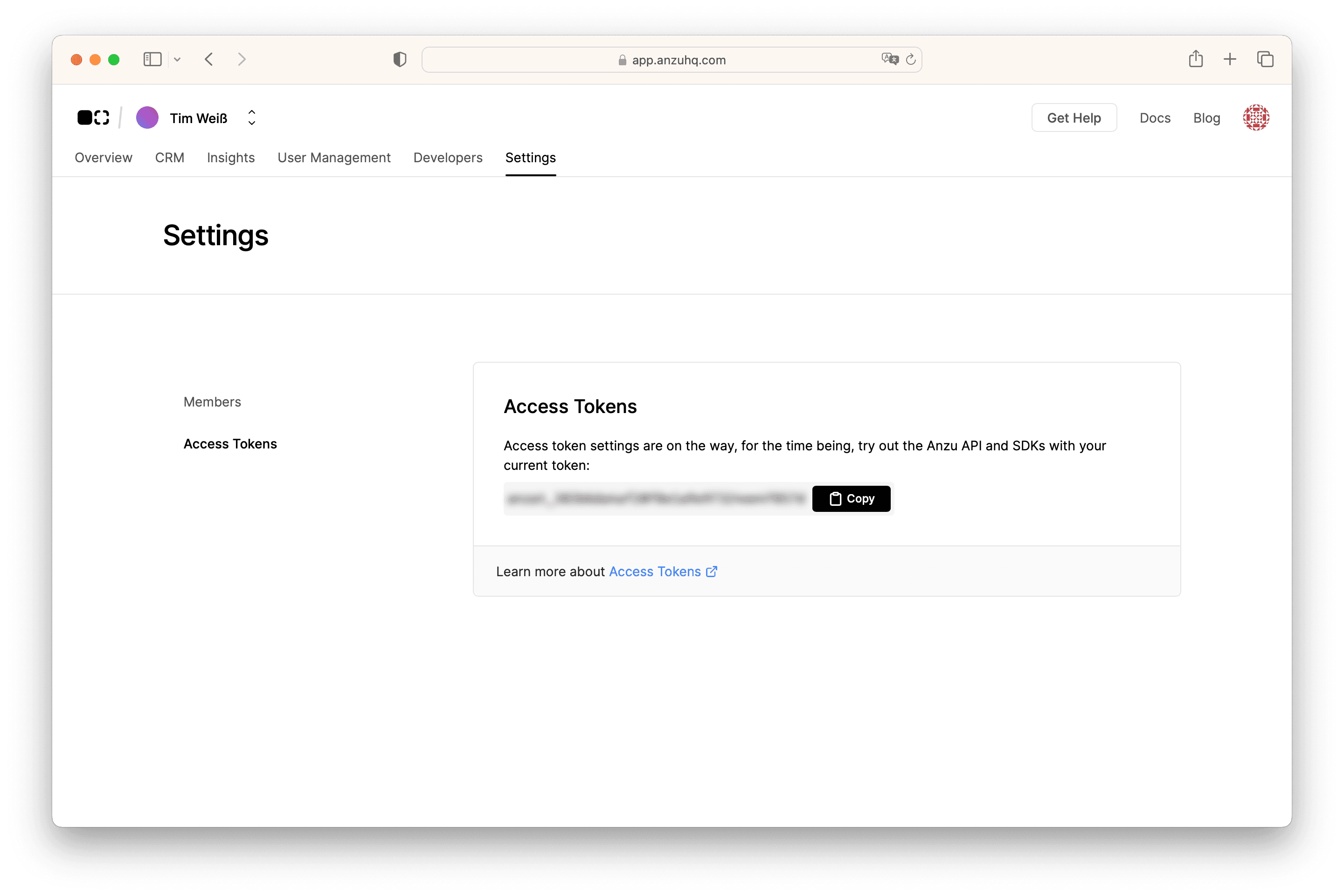 token create