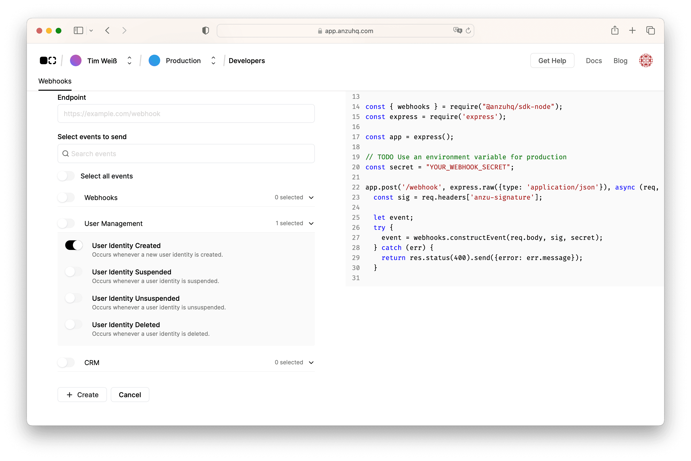 webhook